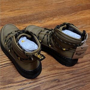 Dr. Martens Women's Olive and Black Boots